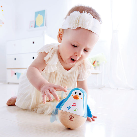 Hape Penguin Musical Wobbler 6m+