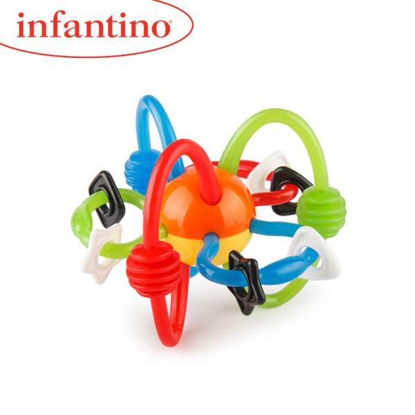 Infantino Rattle & Teether Bendy Tubes (0m+)