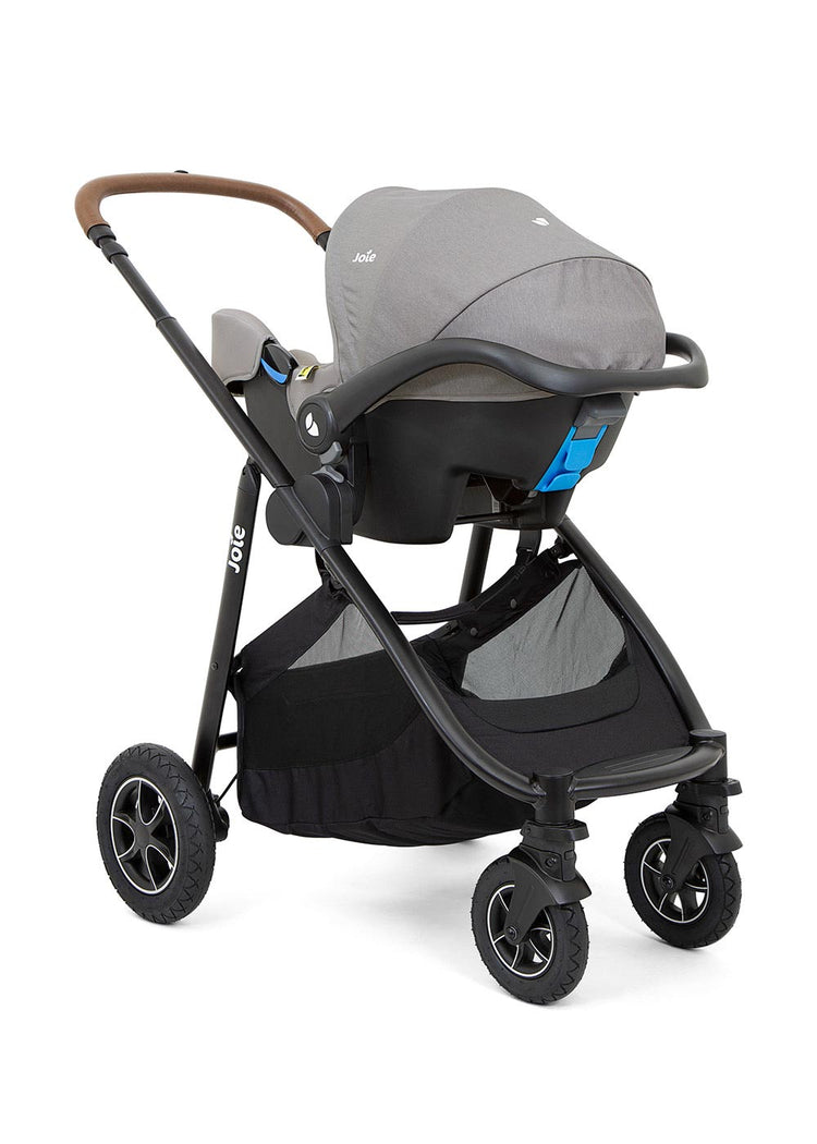 Joie Meet Versatrax Travel System - Grey Flannel (Newborn Up to 22kg)