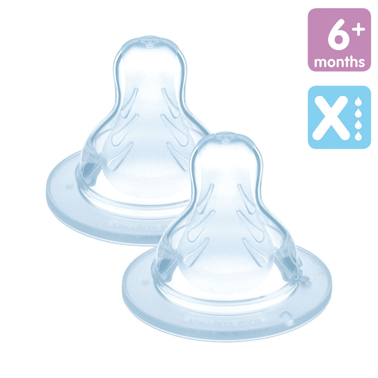 MAM Teats SkinSoft Silicone Nipples for Baby Bottles (2pcs)