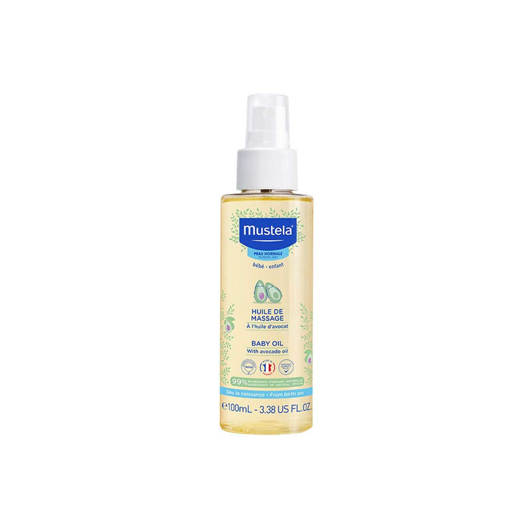 Mustela Baby Oil with Avocado Oil for Normal Skin (100ml)