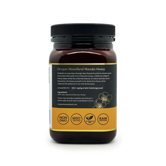 Oregan Active 15+ Manuka Honey MGO 525+ (500g)