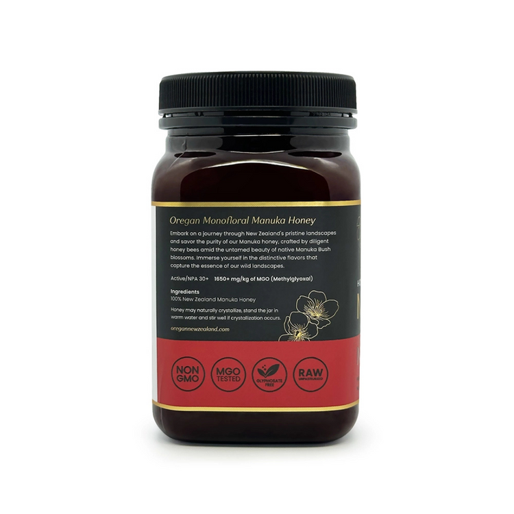 Oregan Active 30+ Manuka Honey MGO 1650+ (500g)