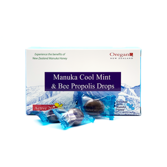 Oregan Active 20+ Manuka Cool Mint & Bee Propolis Drops