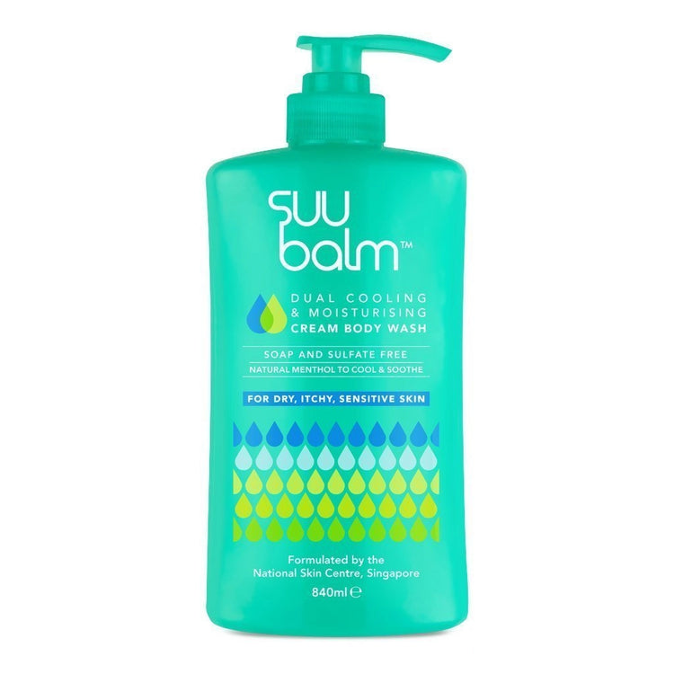 Suu Balm™ Dual Cooling & Moisturising Cream Body Wash (420ml/840ml)