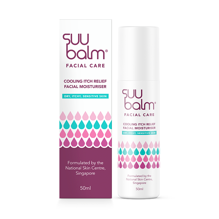 Suu Balm™ Cooling Itch Relief Facial Moisturiser (50ml)