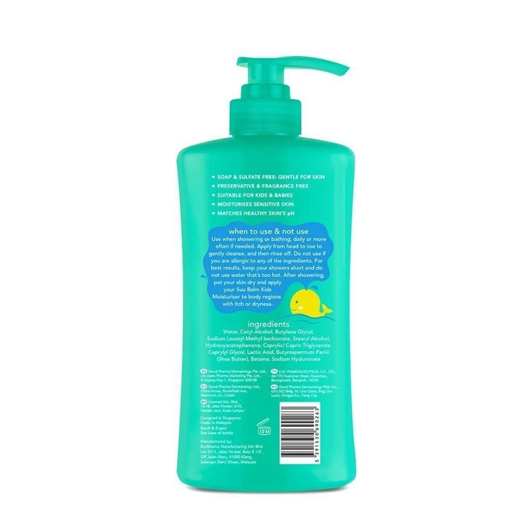 Suu Balm™ Kids Dual Soothing & Moisturising Head-to-Toe Wash (420ml)