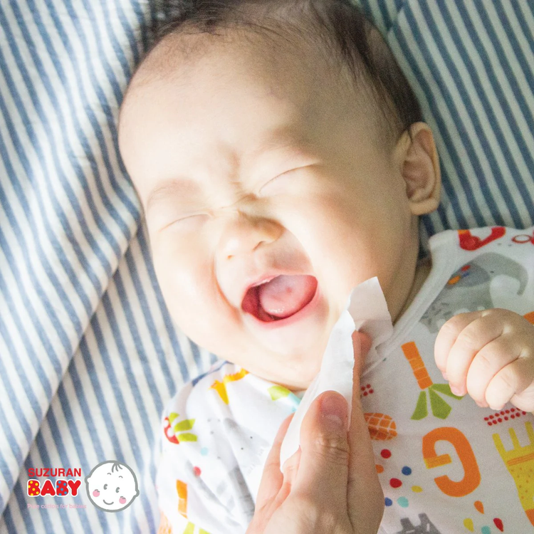 Suzuran Baby Wet Cleaning Cotton (Baby Oral Wipe for 0-month Onwards)
