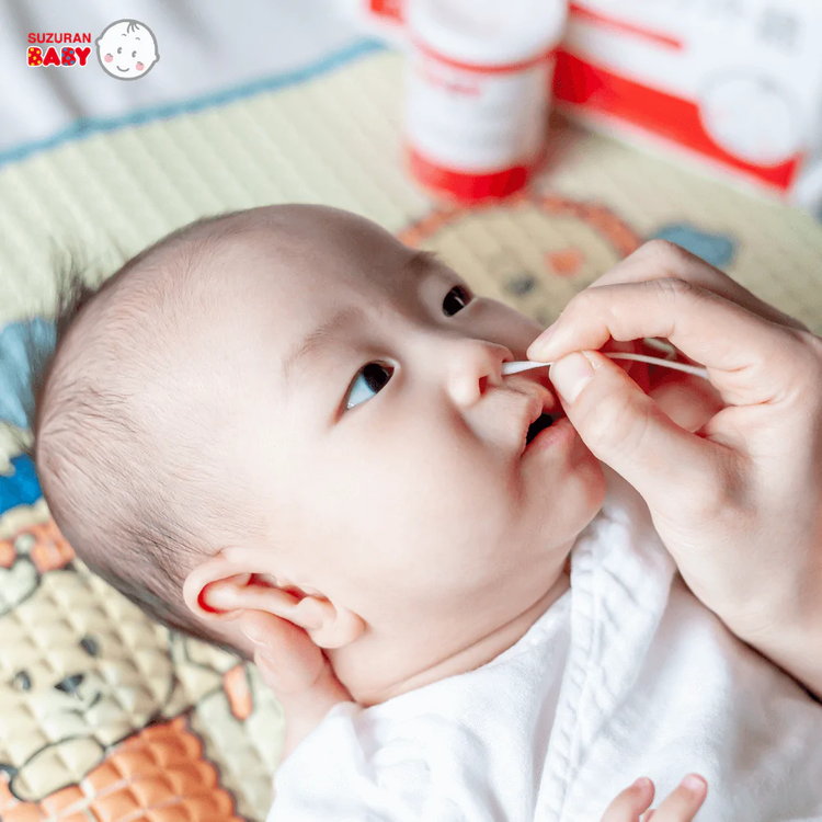 Suzuran Baby Antibacterial Cotton Swab (180Pcs)