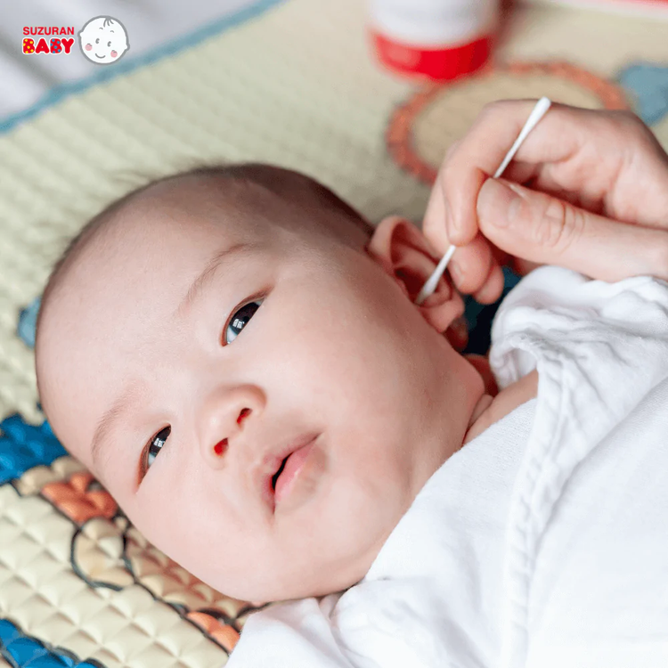 Suzuran Baby Antibacterial Cotton Swab (180Pcs)