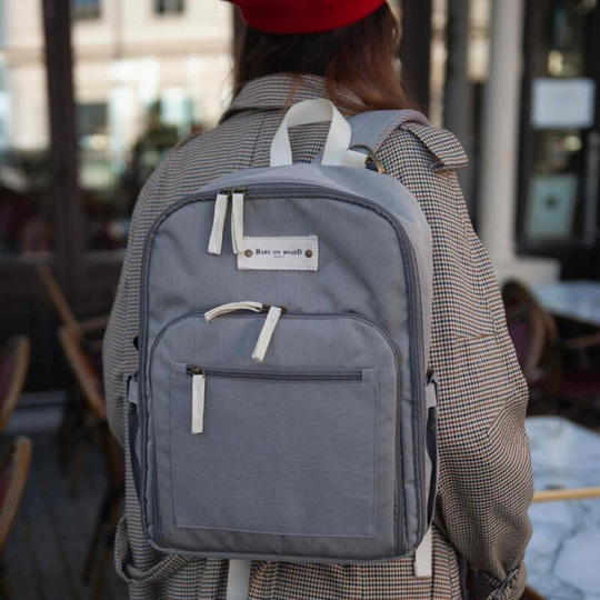 Baby On Board Agathe Backpack - Galet