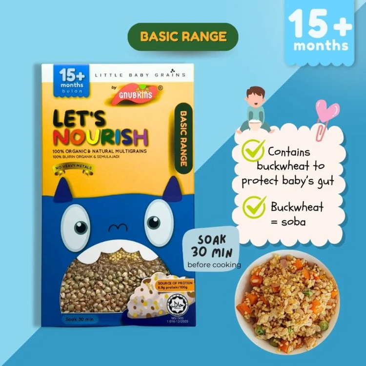 Little Baby Grains BASIC Range (6-15 Months)