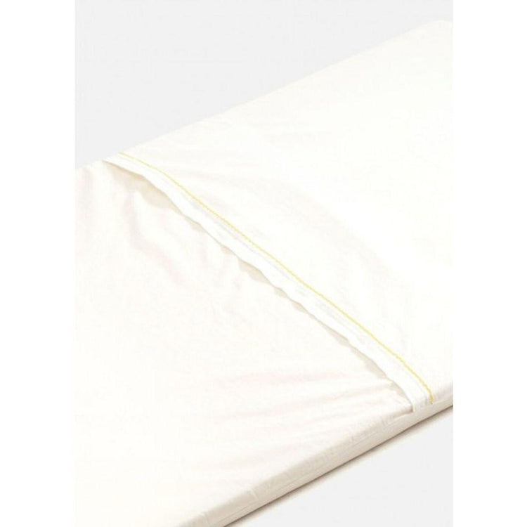 Mamaway Non-toxic Cot Mattress Topper With Cover (120x60cm) - White F