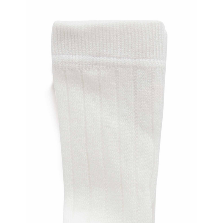 Purebaby Organic Rib Tights Vanilla Print