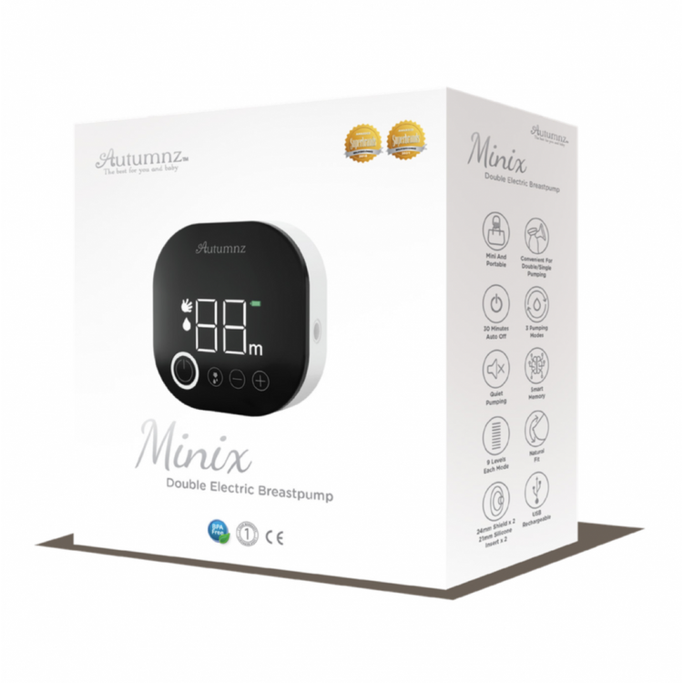 Autumnz Minix Double Electric Breast Pump - Black