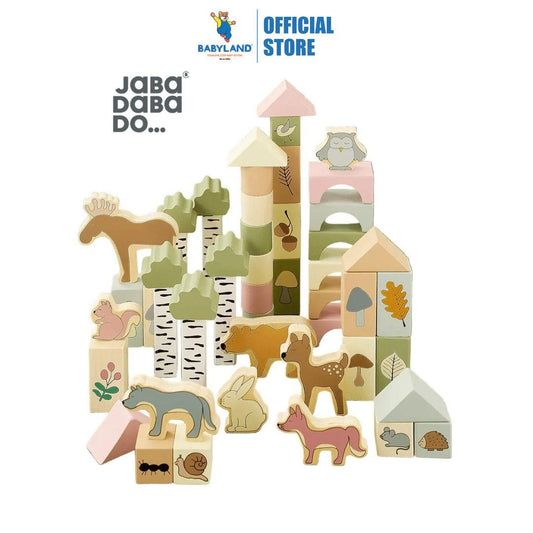 Jabadabado Building Blocks Forest 50Pcs (2Y+)