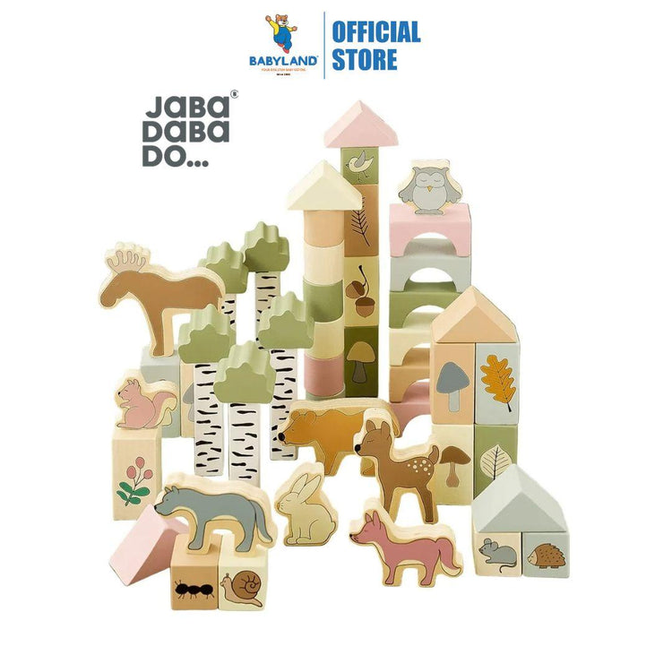 Jabadabado Building Blocks Forest 50Pcs (2Y+)