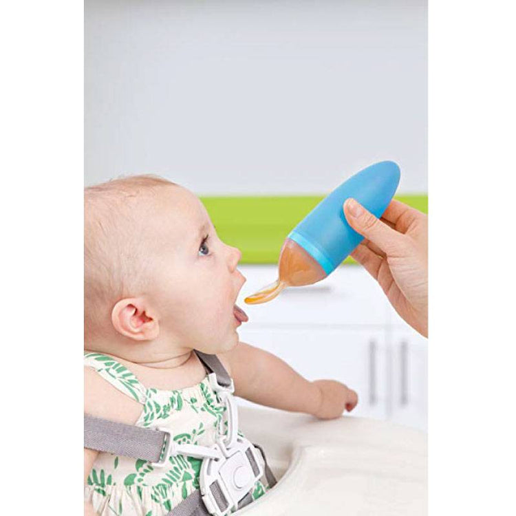 Boon Squirt Baby Food Dispensing Spoon - Blue