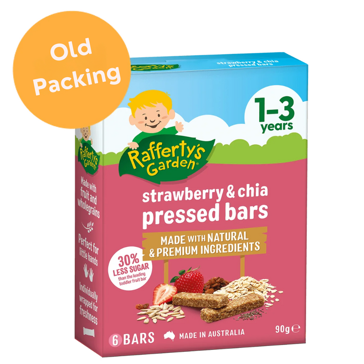 Rafferty's Garden Strawberry & Chia Pressed Bar 90g