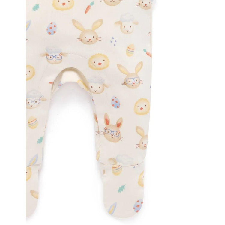 Purebaby Organic Hoppity Pring Thick Growsuit