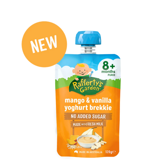 Rafferty's Garden Mango & Vanilla Yoghurt Brekkie Pouch 120g (8m+)