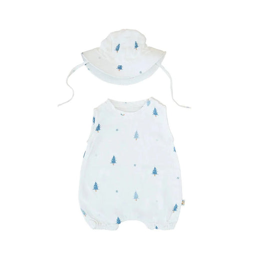 Saeson TENCEL Basic Jumpsuit Set - Snowflake