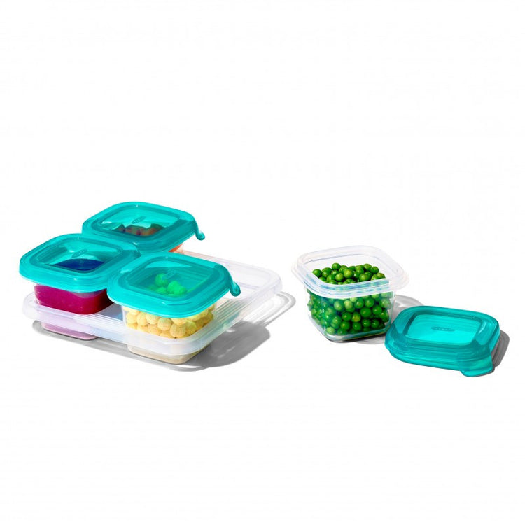 Oxo Tot Silicone Baby Blocks (120ml x 4)