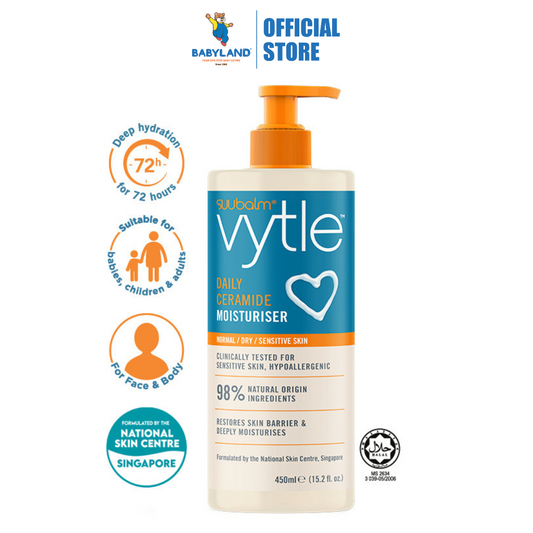Suu Balm Vytle Daily Ceramide Moisturiser 450ml