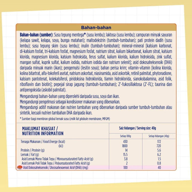 Enfagrow A+ Mind Pro Step 3 (1-3yrs) - Original Milk Formula Powder (500g)