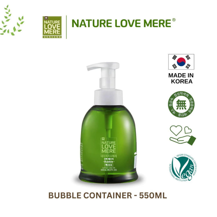NATURE LOVE MERE Baby Feeding Bottle Cleanser (Bubble / Liquid) | Safe for wash fruits/vegetables