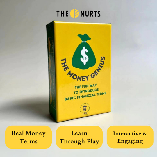 The Nurts The Money Genius Card Game | Learn about Money & Finance Terms | Matching Game Suitable for Kids