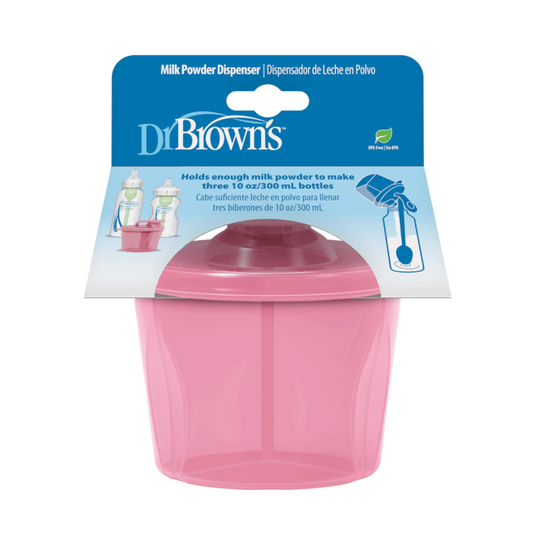 Dr Brown's Baby Feeding Milk Powder Dispenser - Pink