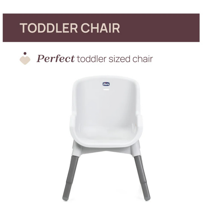 Chicco Polly Zest Highchair - Moon Grey (6M Up to 40kg)