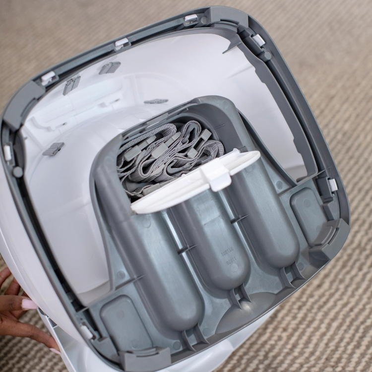 Ingenuity Baby Base 2-in-1 Booster Seat - Slate (6M-3Y)