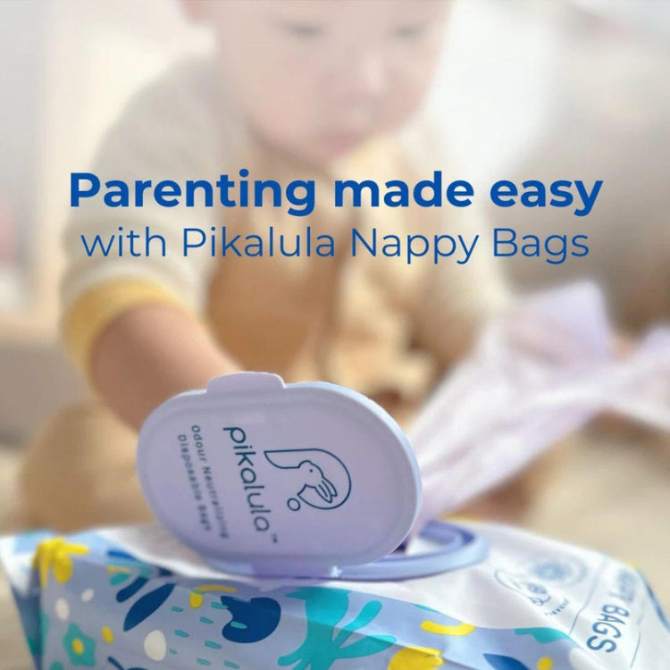 Pikalula Nappy Bags 200pcs Jumbo Pack