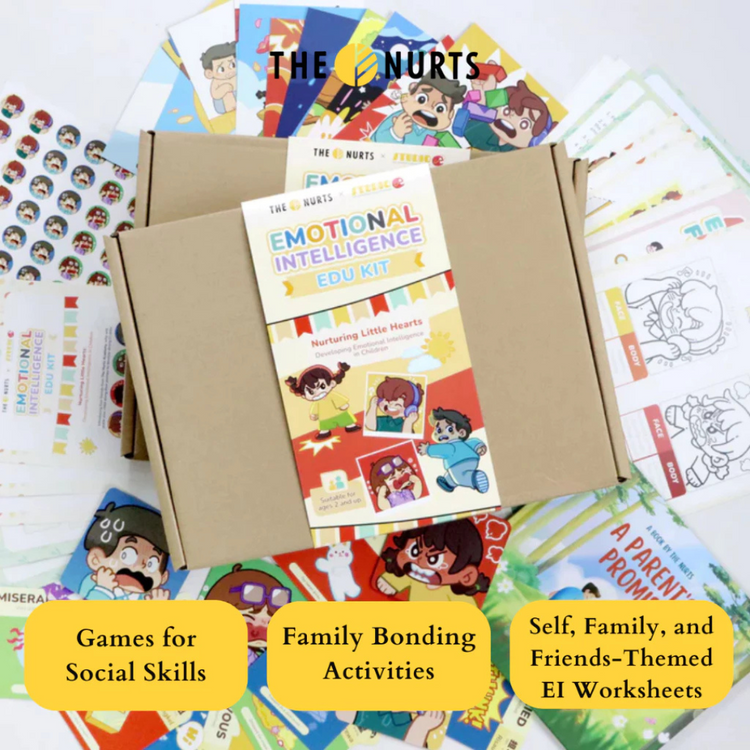 The Nurts Emotional Intelligence (EI) Edu Kit | For 2+ Above | Learning Educational Kit for Kids