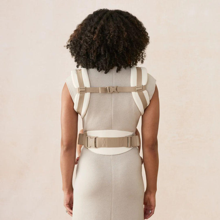 Ergobaby Omni Classic Mesh Baby Carrier - Luminous Ivory | Newborn ready 4 positions Ergonomic Air Flow Lumbar Support