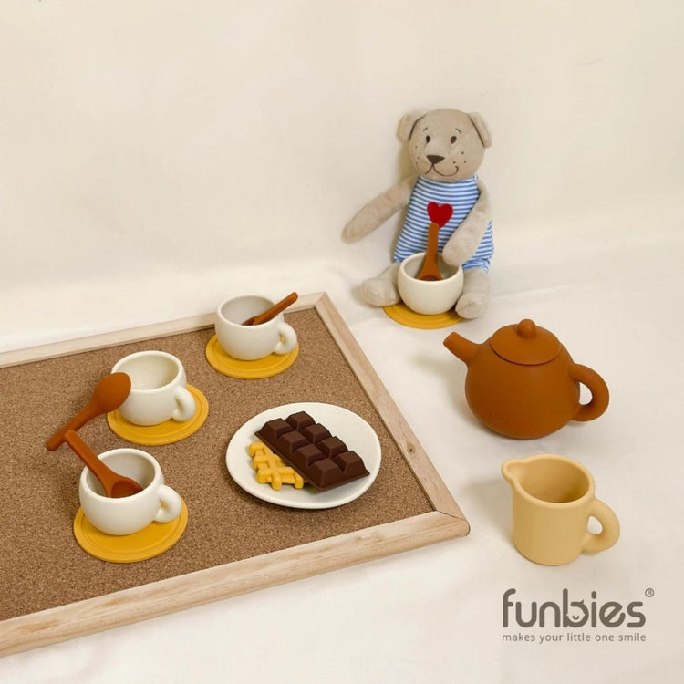 Funbies Silicone Afternoon Tea Toy Set