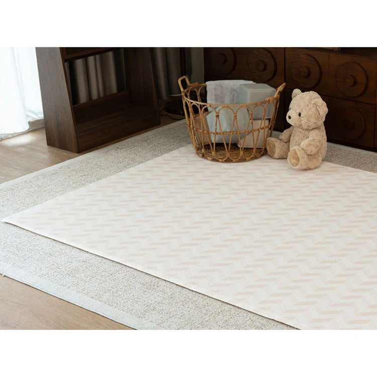 GingerBubs Bloom Play Mat Large - Cream Pink (200 x 140 x 2.0 cm)