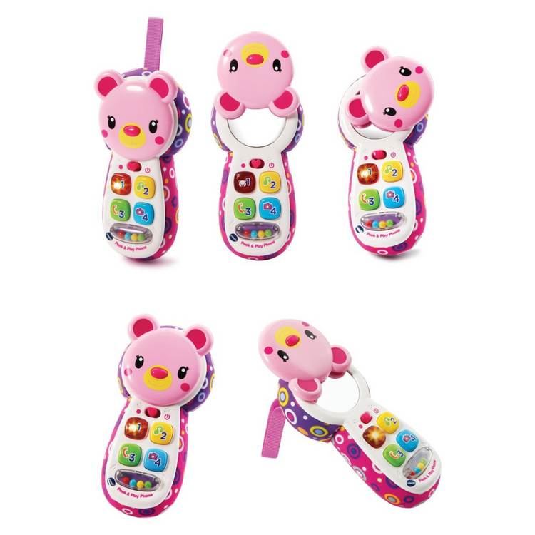 Vtech Peek & Play Phone - Pink ( 3 to 24 Months )