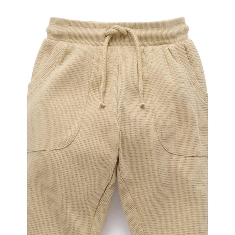 Purebaby Organic Beech Print Textured Slouchy Pants