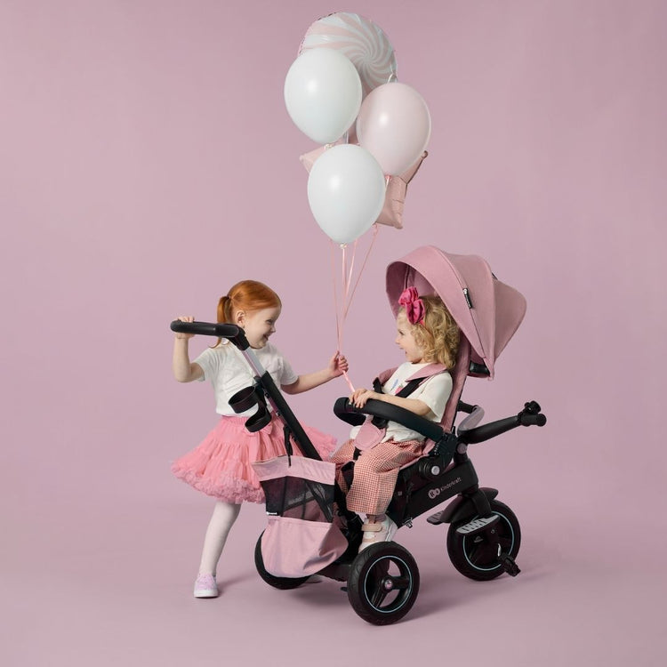 Kinderkraft Easytwist Tricycle - Pink from 9 months to 5 years