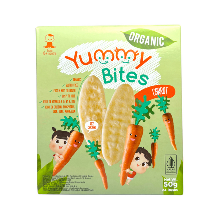 Yummy Bites Organic Rice Crackers 50g