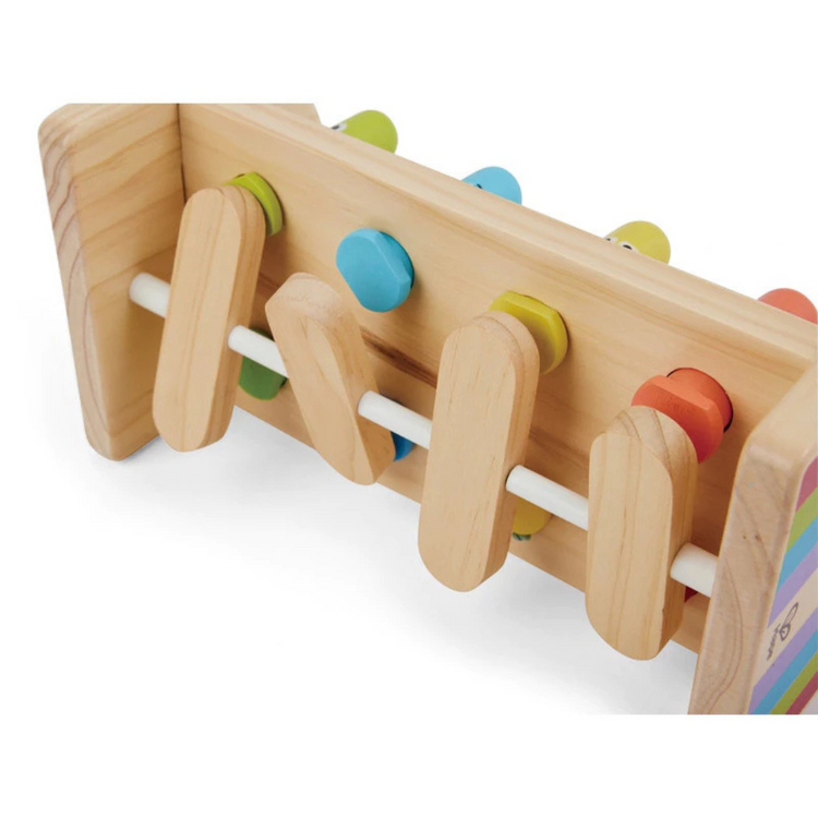 Hape 0529 Bright Bash Hammer Bench Suitable for Age 1-3 Years