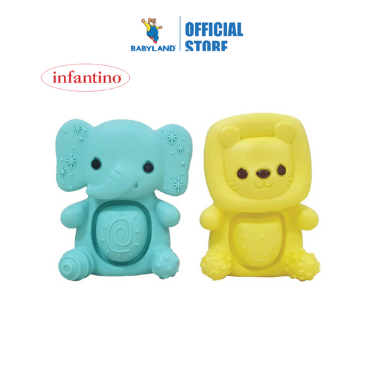 Infantino Teethimal Pop Pals Elephant & Lion (0m+)