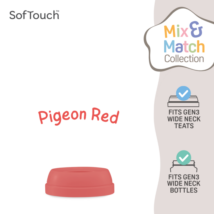 Pigeon SofTouch Wide-Neck Mix and Match Bottle Cap (3rd Gen Bottles)