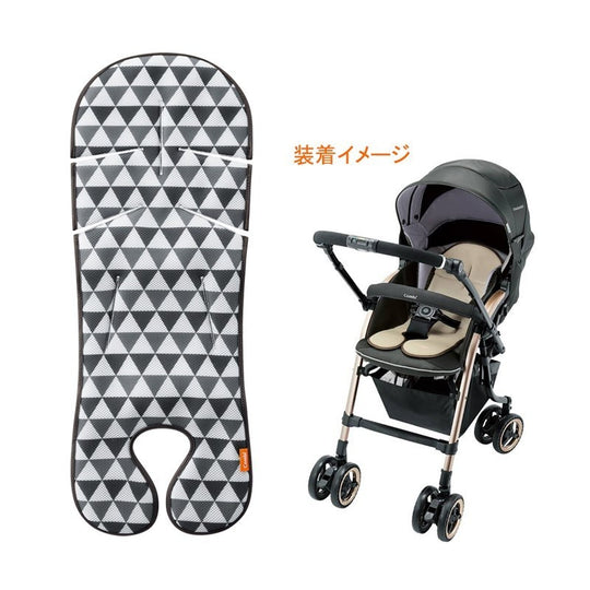 Combi Baby Air Through Seat Liner (Black) | Multi-Compatible with Combi Strollers, Child Seats & Parenting Station