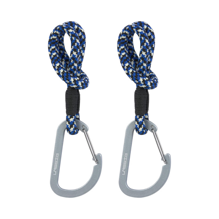 Lassig Cas Mix Stroller Hooks Cord 2 Pcs - Blue