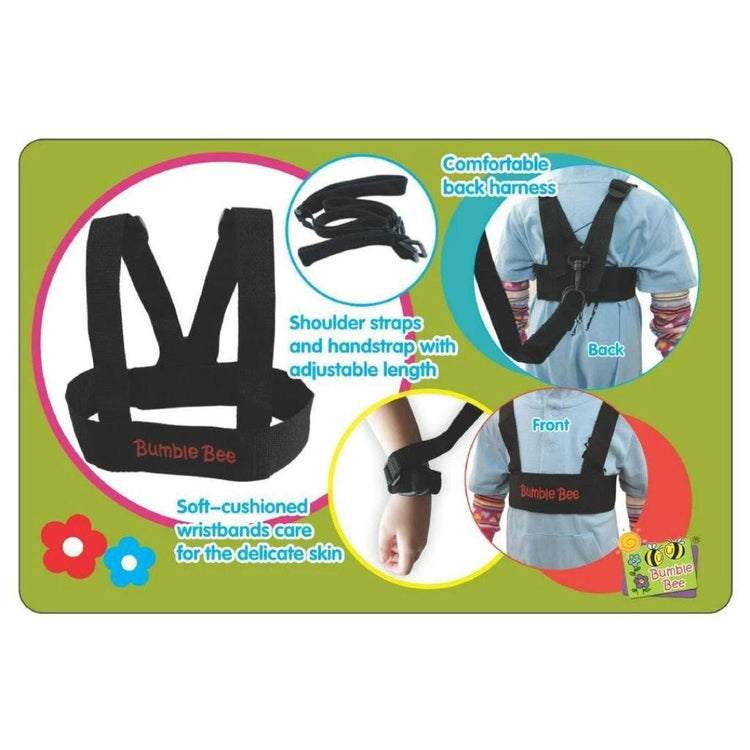 Bumble Bee Baby Safe 2-In-1 Caring Harness/ Leash (1-3yrs)