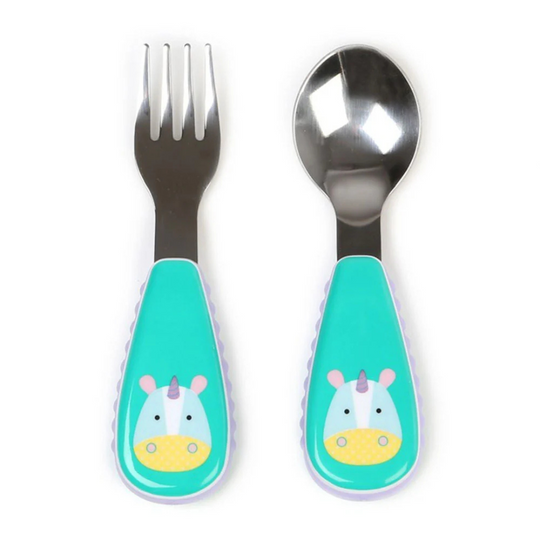 Skip Hop Zoo Utensils Fork & Spoon - Unicorn